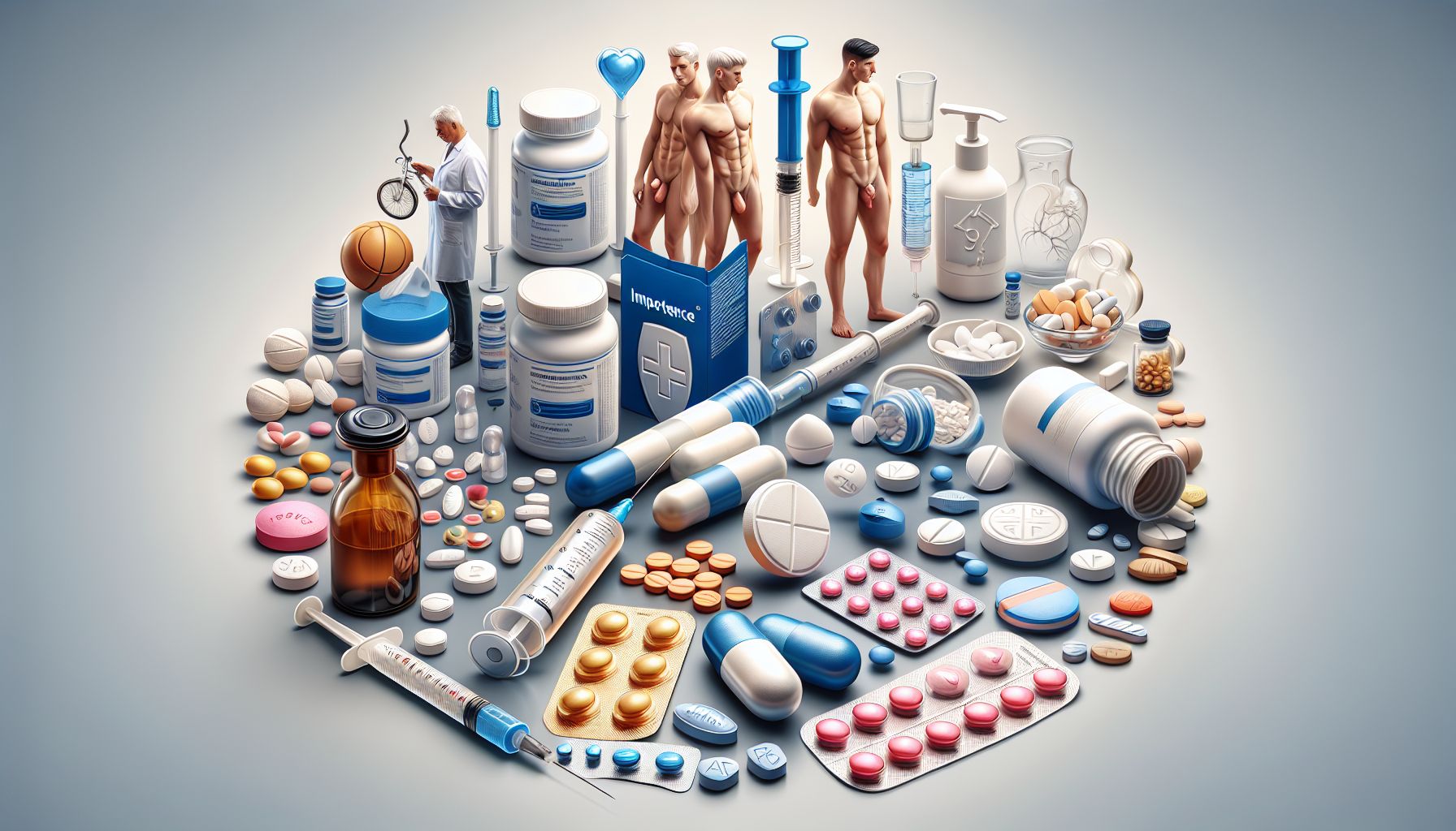 Image of various impotence medications